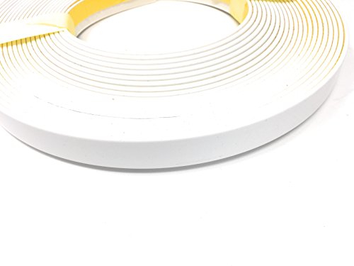Flachleiste Abdeckleiste Klebeleiste Fensterleiste 30mm Länge 10m ohne Gummilippe