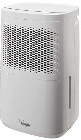 bimar DEU314 Deumidificatore Ambiente casa capacità 10l / 24h, deumidificatore Portatile Camera da Letto, Bagno, Zona Giorno, Garage. Corpo in Plastica Bianco, Maniglia Integrata, Serbatoio da 2,2l
