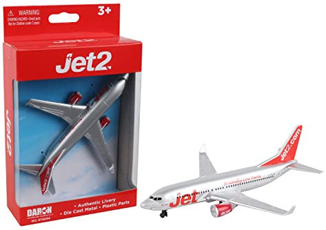 Daron JET2.COM Diecast Plane, Airplane, Diecast Plane, Kids, Children Age 3+, Unisex