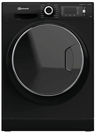 Bauknecht WM BB 8AA Waschmaschine Frontlader/8kg/ EEK A/Active Care Color+/kraftvolle Fleckentfernung/Dampf Programme/Steam Hygiene mit Antivirus/Steam Refresh/Stopp&Add Funktion/schwarz