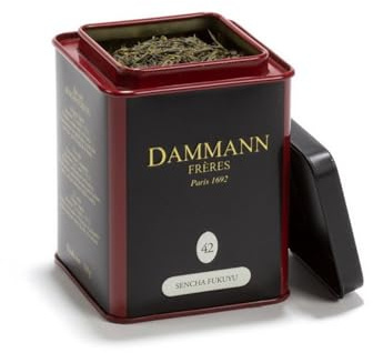 Dammann Frères® | Sencha Fukuyu grönt te | Japanska gröna teblad - 100 gr | Burk Sencha grönt te