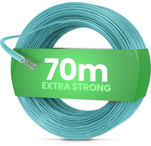 SimplySmooth Washing Line 70 m – Laundry Rope with Steel Core in 3 Lengths – Sturdy Washing Line Extra Strong – Laundry Rope for Rotary Dryer, Garden & Camping – Laundry Rope Outdoor – Laundry Line