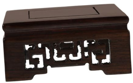 Ciieeo Soporte De Macetas De Madera Pequeño Para Interior Base Cuadrada Elegante y Duradera Pedestal Para Macetero y Florero Soporte Para Plantas Decorativas