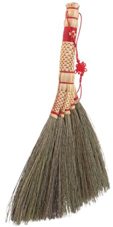 TOGEVAL Mini Tabletop Broom Handheld Cleaning Brush for Indoor Use Lightweight Mangrove Grass Sweeper for Desktops Balconies and Tables Reliable and Reusable Cleaning Tool