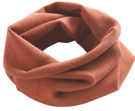 YWTAENOH Cashmere Knitted Loop Scarf Warmer Cold Weather Neck Gaiter Soft Chunky Scarf for Men and Women