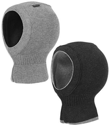 maximo Helge Reversible Kinder Schlupfmütze Mütze Kindermütze Wintermütze Sturmhaube (55 cm - anthrazit-grau)