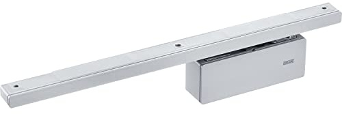 GEZE 184102 Türdämpfer ActiveStop aufliegend Türdämpfung für Holztüren, Silber, Silberfarbig
