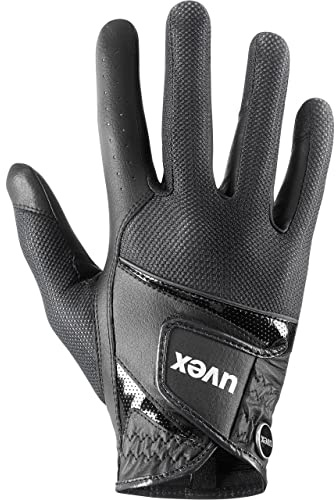 Uvex Sumair - Gants d’équitation Flexibles pour Hommes et Femmes - Durable - Ventilation Optimale - Black - 6