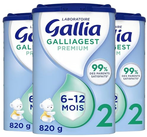Laboratoire Gallia Galliagest Premium 2ème âge 820g X3