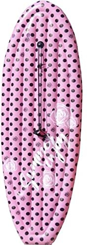 Rammento 150cm Children’s Inflatable Vinyl Bodyboard/Surfboard with Leash, Pink | Swimming Board, Pool Float Aid for Kids Aged 7-12 (60kg Max Load) | Youth Surf Mattress for Pool Games & Shallow Water