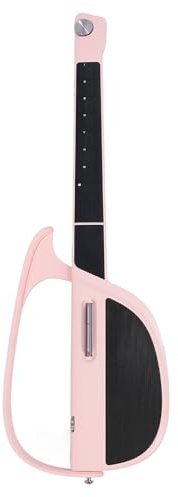 C1 Stringless Smart Guitar, Hopfällbar Resegitarr, Automatisk Ackompanjemangsgitarr med Förvaringsväska, 3,5 Mm Ljudgränssnitt, för Resor, för Vuxna och Tonåringar (Roseate)