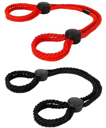 2 Pieces of Ankle and Wrist Restraint Ropes, Multifunctional Play Handcuffs, Unisex, Couple Play Hand and Foot Restraint Ropes, Hand and Foot Restraint Ropes