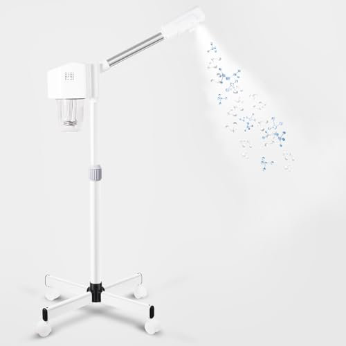 Professional Facial Steamer, Hot Mist Spray with Ozone, Vaporizador Face Steamer for Esthetician, SPA at Home