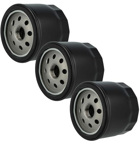 vhbw 3x filtro dell'olio sostituisce John Deere GY20577, AM125424, KH1205008 per tagliaerba a benzina