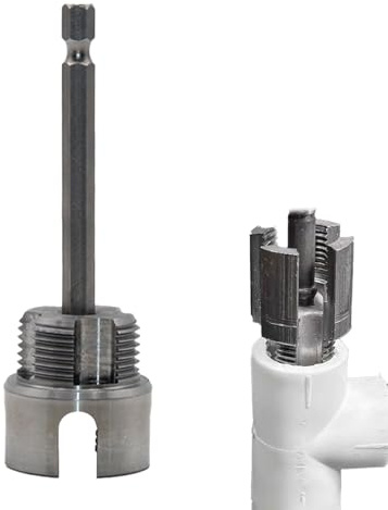 Rohreinfädler – Handwerkzeug, Nippelschneider | Manuelles Gewindebohrer- und Schneideisenset für Draht, Schlauch, Stahlverbinderreparatur, Kabeleinführung, Sanitärverbindungseinrichtung