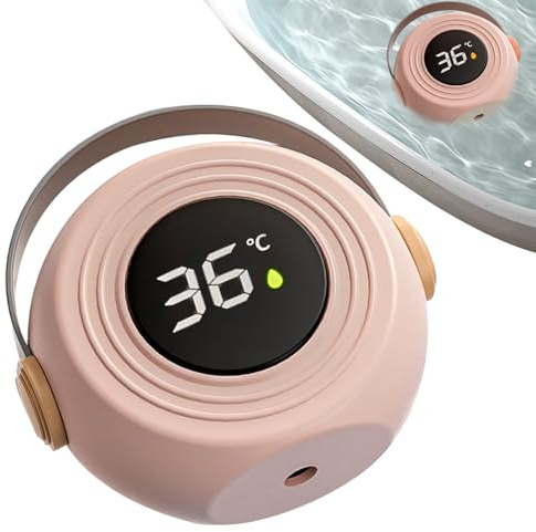 Thermomètre De Température Pour Le Bain Du Bébé | Testeur De Température De L'eau | Accessoires Électroniques De De Capteurs De Spa Pour Salle De Bains Piscine Crèche Garderie Centre De Soins Maison