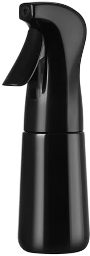 Beugo Bottigliette Spray, 200 ml Spruzzatore Acqua, Bottiglia Spray a Nebbia Fine per Capelli, Piante, Viso e Pulizia, Nero
