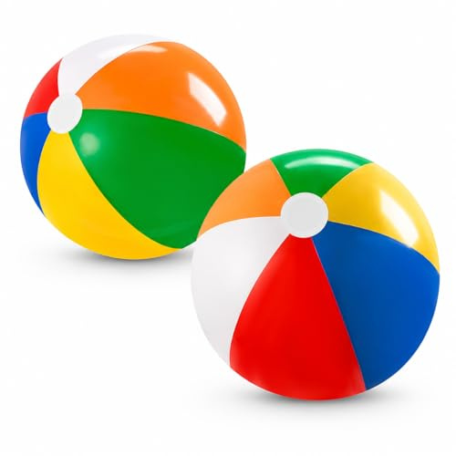 Inflatable Rainbow Beach Ball, Swimming Toy, Inflatable Ball, Pool Balls