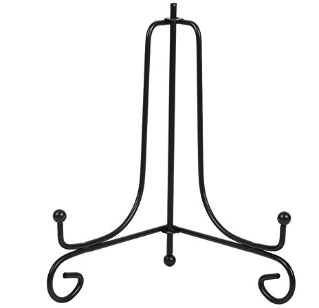 Soporte de Pantalla de Hierro, Hierro Pantalla Soporte Caballete para libros de cocina Foto Marco Bowl Placa(6 Pulgadas)