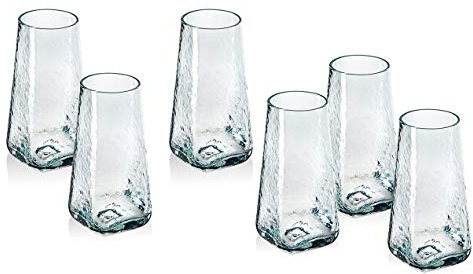 Godinger Sedona Shot Glass Set Shooters for Whiskey, Liqueurs and Dessert - Set of 6