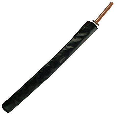 DEPICE Bokken Case, Polyurethane/PVC, Artificial Leather, Case for 2, W-BOKT2-V2, Black