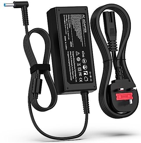 shefor Compatible With HP 45W Charger Compatible With HP Elitebook 840 850, Pavilion 11 13 15, ProBook 430 440 G3 G4, Stream 11 13 14, Chromebook Envy Spectre Ultrabook, Power Supply Adapter【4.5x3mm】