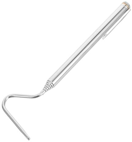 HAPINARY Einziehbarer Schlangenhaken Aus Edelstahl Mit Langem Griff Fangwerkzeug Für Reptilien