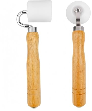 2Pcs Seam Roller Flat Pressure Roller Internal External Corner, Wallpaper Rollerwall, Paper Smoother Tool for Home Decorating, Wallpaper, Contact Paper, Auto Car Audio Sound Deadening Application
