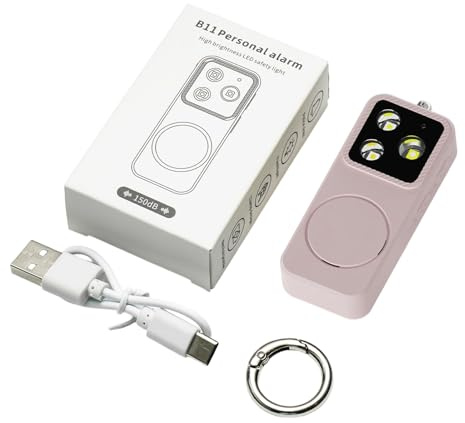Alarma de Seguridad Personal Recargable Autodefensa 150dB