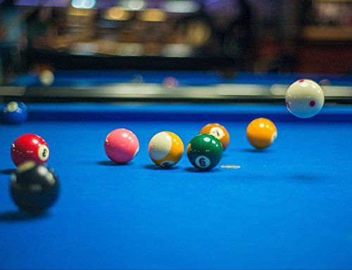 HANSEPUZZLE 43046 - Billard Puzzle 1000 Teile | Sport Puzzle mit hochwertiger Puzzle Aufbewahrung: Kartonbox und Wieder verschließbarem Beutel | Puzzle-Maße: 60 x 46 cm