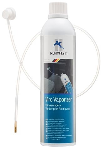 Normfest Viro Vaporizer Klimaanlagenreinger, 400 ml | Hochwirksamer Klimaanlagen-Verdampfer-Reiniger | Desinfektion & Reinigung für Klimaanlagen | Hochwertige Autopflege - Made in Germany