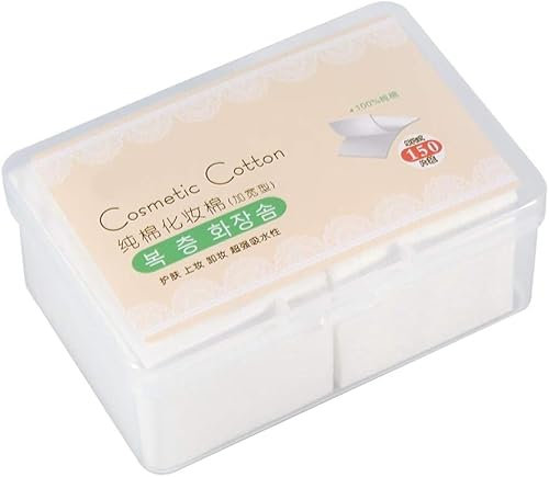 Dischetti Struccanti Cotone 150pz - Tessuto Non Tessuto Ipoallergenico Privo di Lanugine per Cura Viso e Bellezza