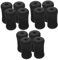BESPORTBLE 3sets Foot Pad Roller Sleeve Tricep Pull down Bar Cable Machine Home Gym Hip Thrust Pad Ankle Straps for Cable Machine Leg Press Machine Ab Foot Roller Gym Equipment Black 4pcs*3