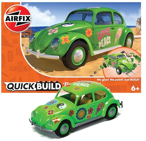 QUICKBUILD VW Beetle „Flower Power“ Modellbausatz