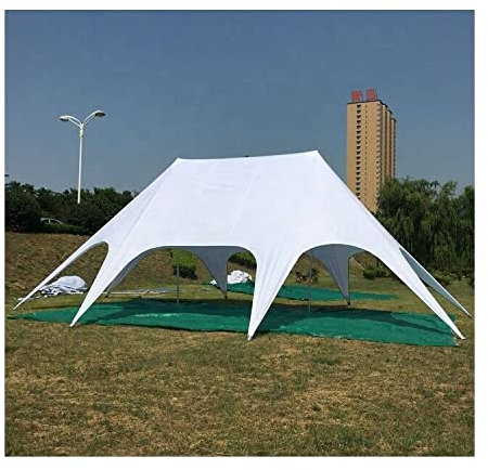 Waterproof Camping Event Beach Yard Patio Mini Double Star Stretch Tent NEW (Size: 27x20x13ft.)