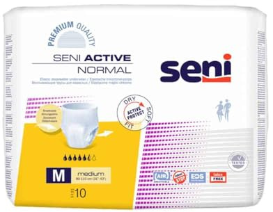 8x Seni Active Normal Inkontinenzpants - 10 Stück - M - 5900516986629 | Packung (10 Stück)