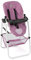 Bayer Chic 2000® Puppenhochstuhl – Jeans Pink – Verstellbar & klappbar – Rückentrage & Gepäcknetz – Puppen bis 50 cm – Puppenzubehör 3-8 J.