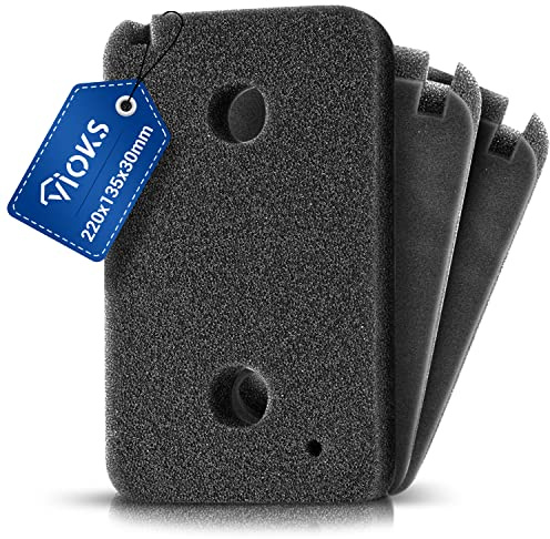 VIOKS Filter für Wäschetrockner 3Stk 220x135mm Ersatz für Мiele 9499230 Trockner Filter - Zubehör, Ersatz für Sockelfilter passend für Mielе Trockner Wärmepumpe