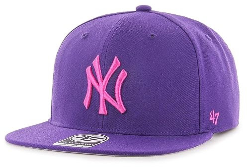 47 Berretto Snapback con logo NO Shot New York Yankees, viola