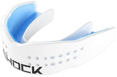 Shock Doctor SD Super Fit Power Mundschutz für Erwachsene, Weiß