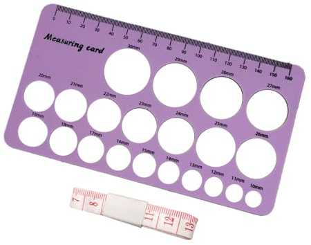 Appareil de mesure facile pour tétons avec guide à bride double face CM en marquage pour allaitement, confort lactation, accessoires de mesure