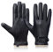 Grdnpro Herren Touchscreen Handschuhe aus echtem Leder Winter Lederhandschuhe Herren Dünn Warm Autofahrer Handschuhe mit weichem Wollfutter Lässig Outdoor kaltes Wetter Fahren
