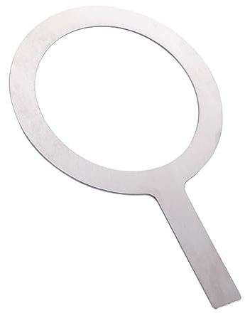 BESTonZON Round Cup Ring DIY Milk Tea Ring Espresso Coffee Cups Wide Rim Mug Edge Protector Coffee Cup Rim Portafilter Ring Stainless Steel Milk Cup Ring Tea Cup Rim Shot Glass Concentrate