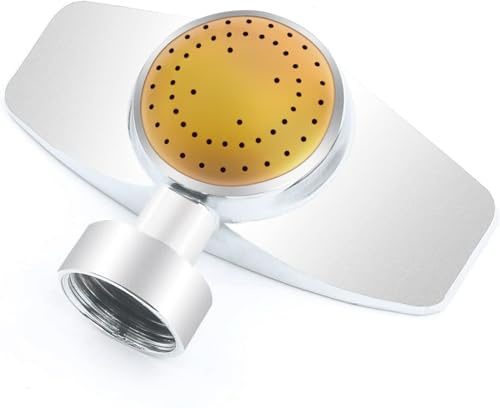 Uranshin - Aspersor circular de metal, 2 unidades, cabezal de aspersor de 360 grados para manguera, pequeños aspersores de jardín de hasta 30 pies de área de cobertura, aspersores de césped para áreas