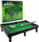 YumSur Mini Pool Billardtisch Pooltisch Set mit 11 Bällen, 2 Queues und 1 Dreieck, Tragbarer Stressabbau-Tisch-Snooker-Spiel-Set für Kinder und Erwachsene (Style 2)