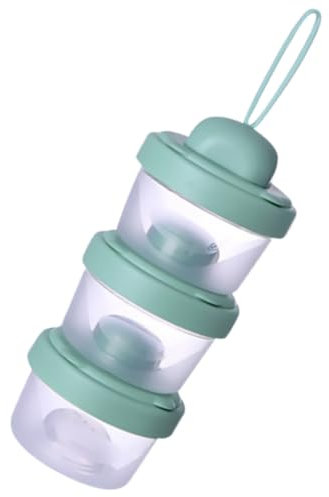 iplusmile Boîte à Lait Poudre Portable Récipient Pour Aliments Secs Distributeur De Lait Poudre Avec Goulot Entonnoir