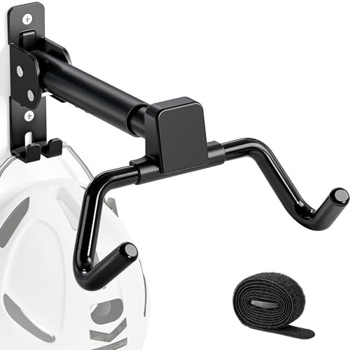 monTEK klappbare Fahrrad-Wandhalterung, 30 kg Traglast pro Stück