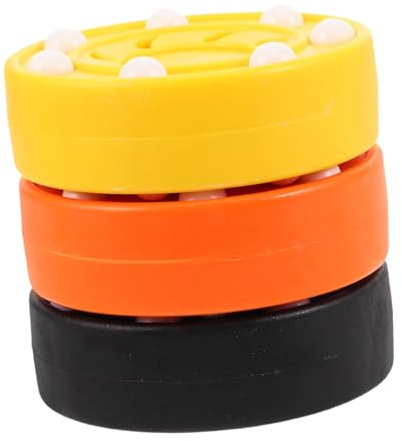 SUPVOX Dischi da Hockey su Pavimento 3 Pezzi in ABS con Peso Realistico per Allenamento Sportivo Indoor, Controllo Senza Sforzo, Adatti a Principianti e Ragazzo Ragazza