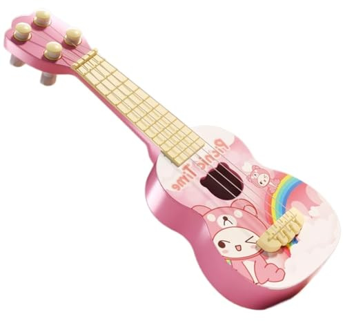 Guitar Kids, Pink Mini Guitar for Children Ages 3-8, Portable Musical Toy for Beginners, Kids Guitar, Fun Educational Instrument for Toddlers and Preschoolers