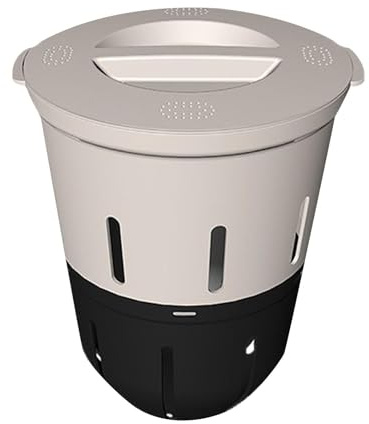 Contenitore per compostaggio in terra – Contenitore per compost da giardino da 3,3 galloni | Piccoli bidoni per vermicomposting per giardinieri, coltivatori, proprietari di case, coltivatori